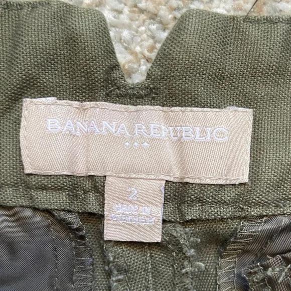 Olive Green Women's Casual Shorts - Picture 2 of 5